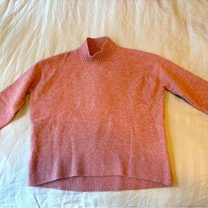 Uniqlo Women's Cowl Neck Sweater in Soft Pink